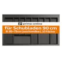 Prima-Online Besteckkasten 90 cm Weiß Graphit 10 Fächer Bild 3