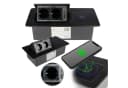 WOPLUS Versenkbare Einbausteckdose Schwarz 2-fach USB-A C Induktionsladen Bild 1
