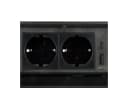 WOPLUS Versenkbare Einbausteckdose Schwarz 2-fach USB-A C Induktionsladen Bild 5