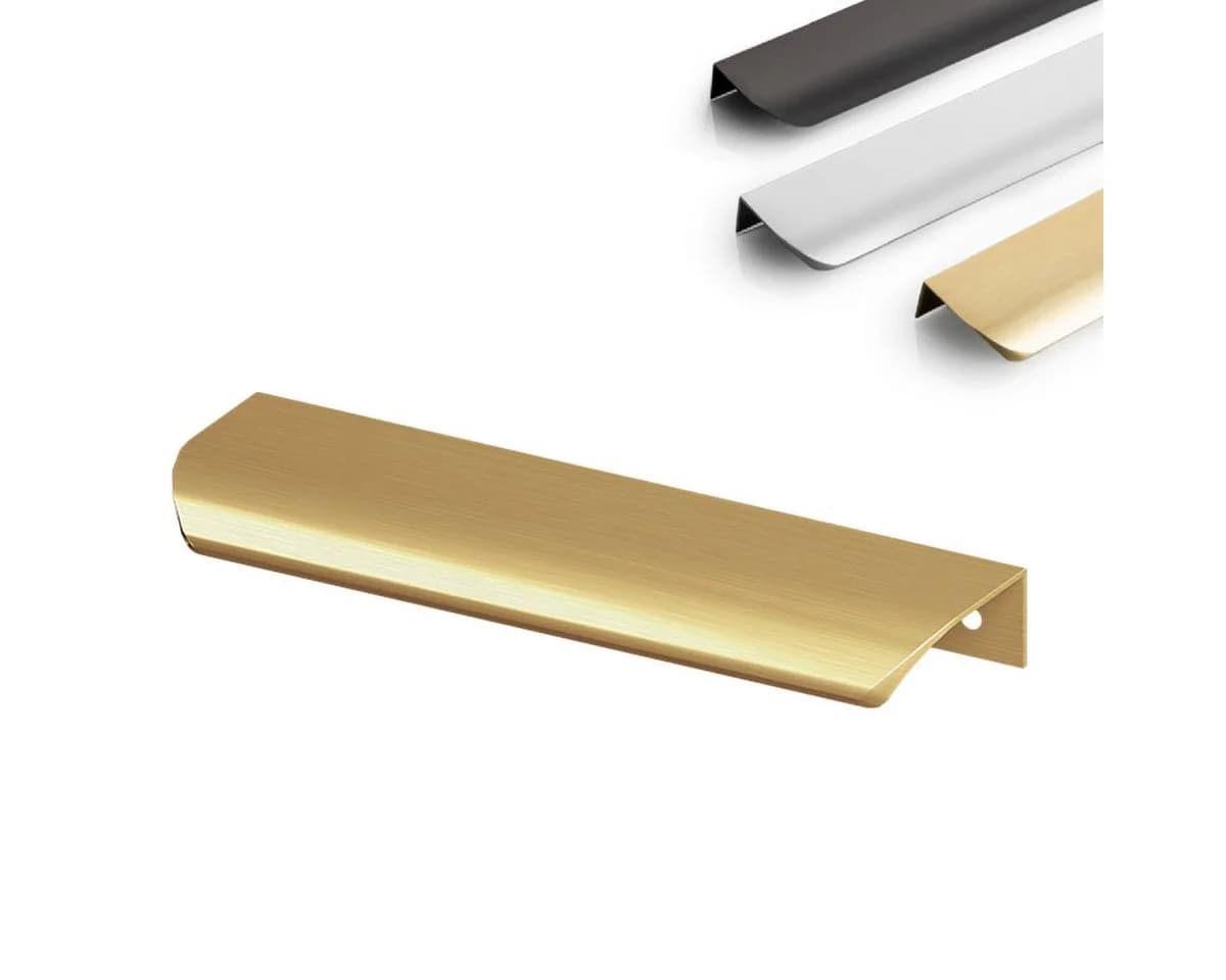 Prima-Online Möbelgriff Griffleiste Aluminium Gold gebürstet - Bild 2