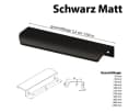 Prima-Online Möbelgriff Griffleiste Aluminium Schwarz Matt Bild 3