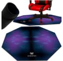 Dunmoon Bodenschutzmatte Gaming-Matte Bürostuhl, achteckig, 4 mm dick, Polyester und Gummi Bild 2