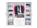 Beautysofa Kleiderschrank BALI D4 mit 4 Türen und Spiegel Weiß Bild 1