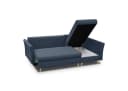 Beautysofa Ecksofa NERON mit Schlaffunktion und Bettkästen Blau Bild 5