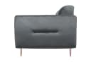 Beautysofa 3-Sitzer VENEZIA Polstersofa Grau Samt Bild 4