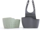 LA CUTE Schwammhalter Grau mit Abtropflöchern - Hygienisch & Platzsparend Bild 3
