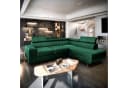 Masseno Ecksofa NOLA L-Form mit Schlaffunktion und Bettkasten Grün Bild 2