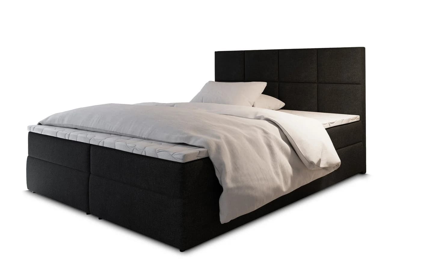 Masseno Boxbett LENA mit Bonell-Matratze, Topper und Bettkasten