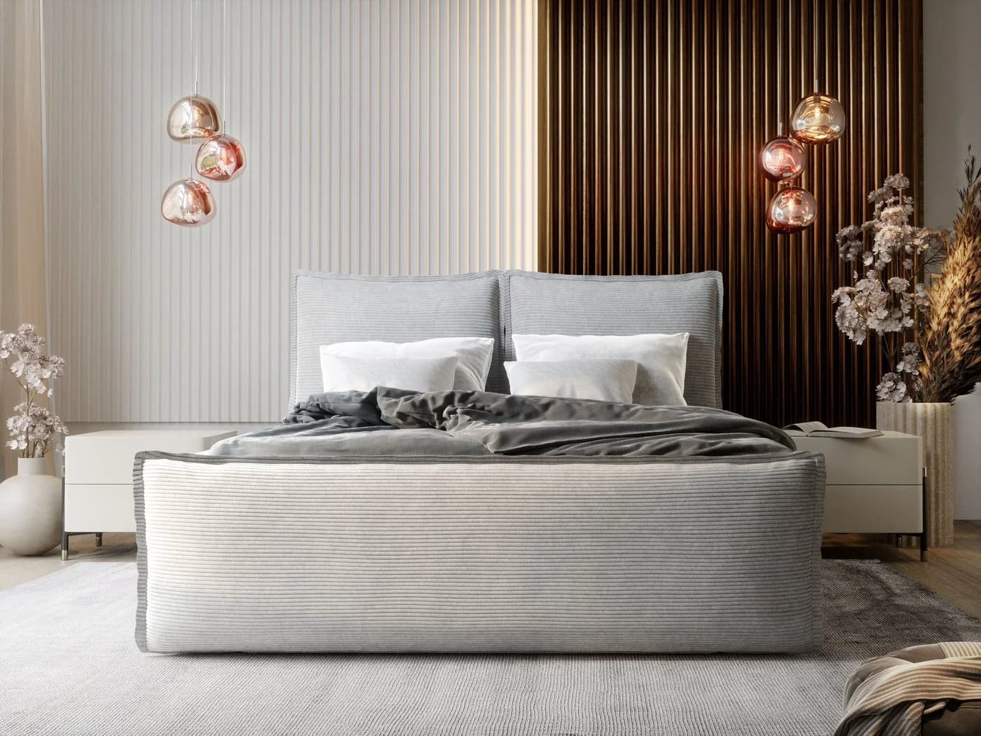 Masseno Boxbett MONTA Braun mit Bonell-Matratze und Topper - Bild 5