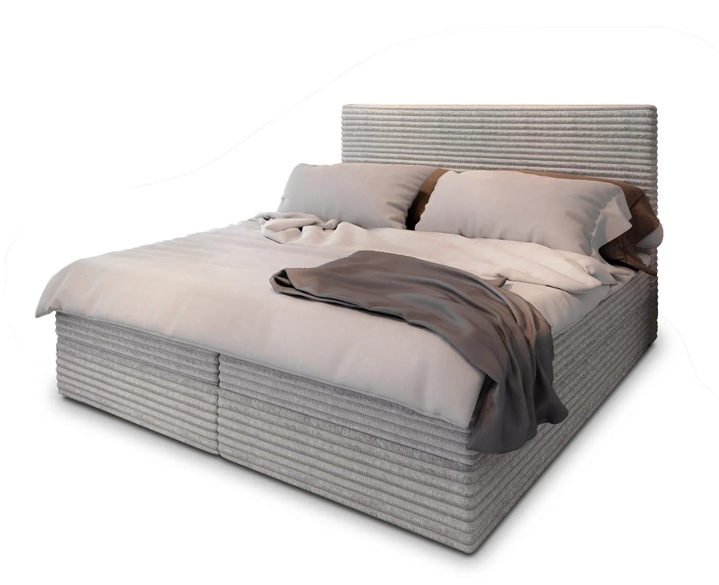 Masseno Boxbett PISA mit Bonell Matratze und Topper
