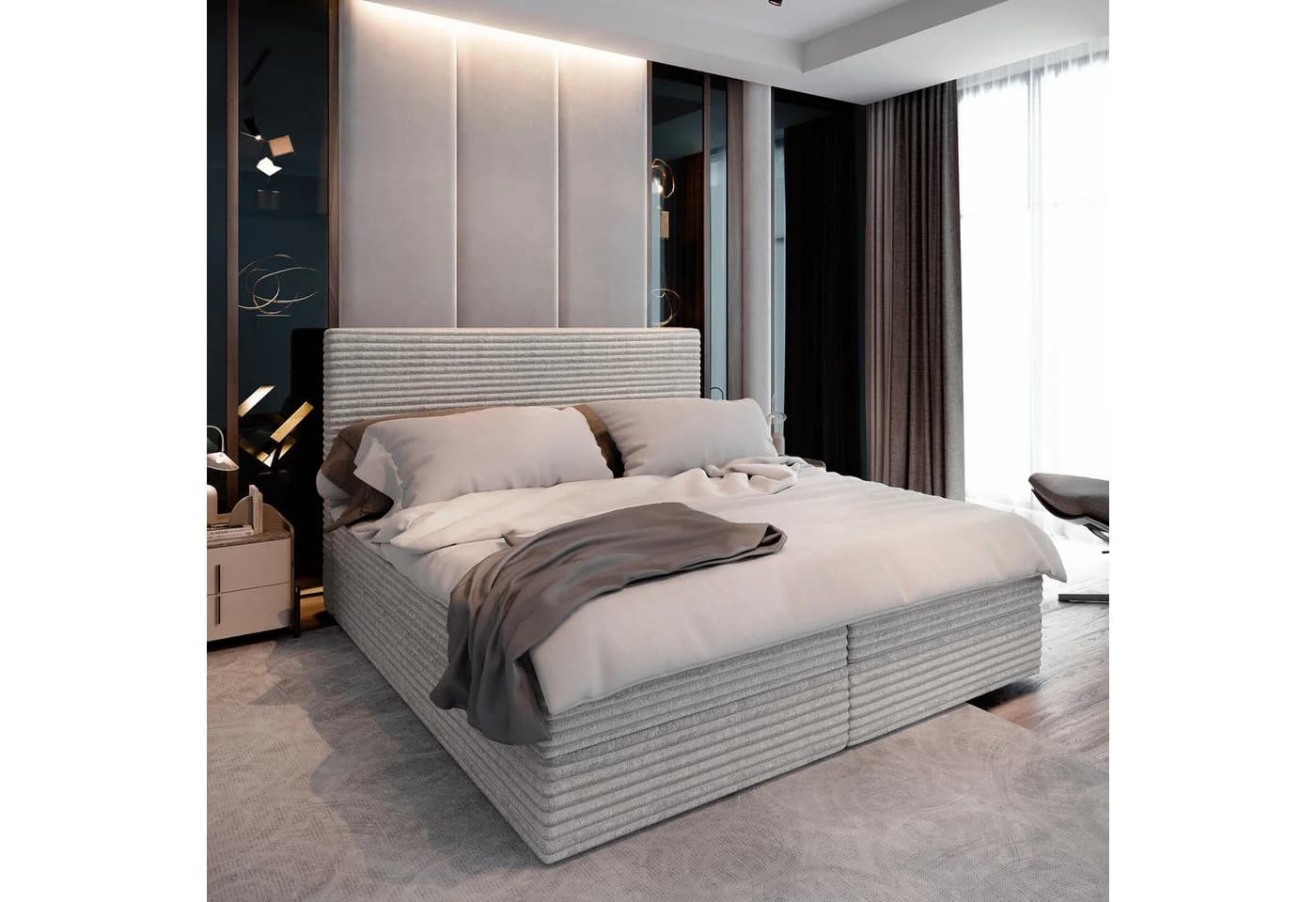 Masseno Boxbett PISA mit Bonell Matratze und Topper - Bild 2