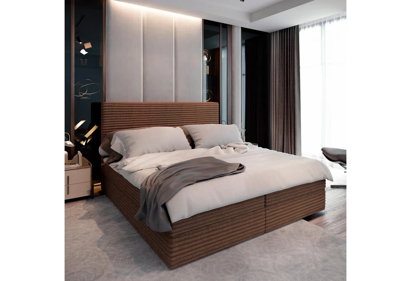 Masseno Boxbett PISA mit Bonell Matratze und Topper - Bild 2
