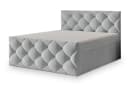 Masseno Boxbett ROVARI Grau mit Bonell-Matratze und Topper Bild 1
