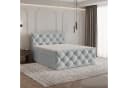 Masseno Boxbett ROVARI Grau mit Bonell-Matratze und Topper Bild 2
