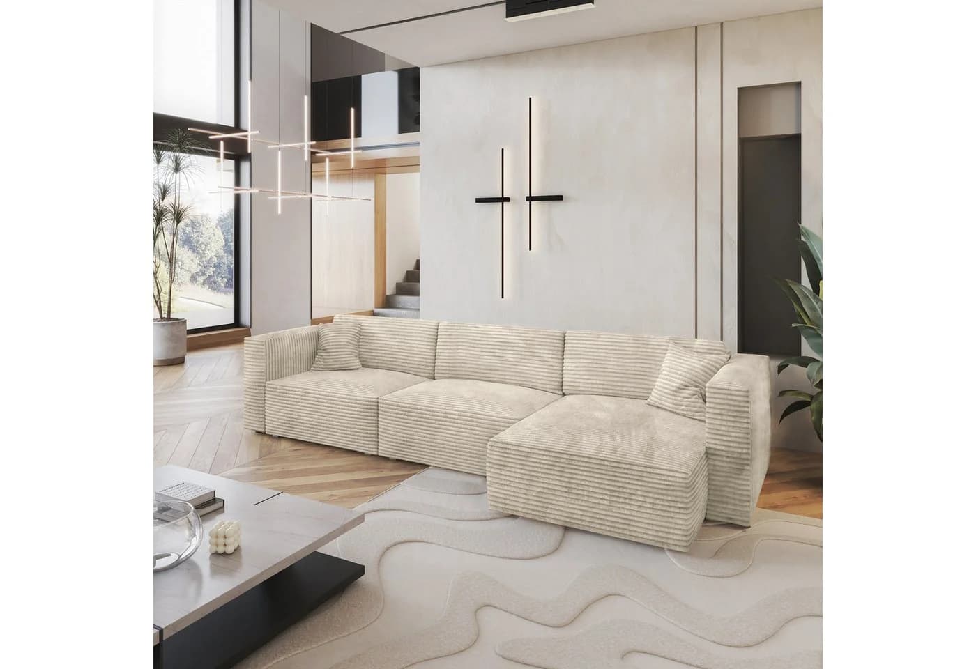 Masseno Ecksofa TOLMO L-Form mit Bettkasten & Schlaffunktion - Bild 2