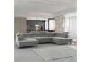 Masseno Ecksofa VINTESSA grau mit Schlaffunktion und Bettkasten Bild 2