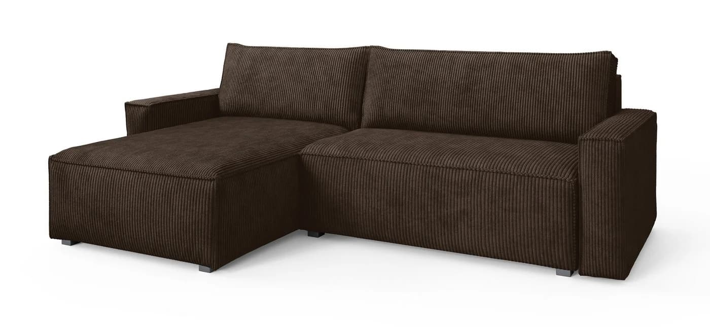 Masseno Ecksofa BESMIR L-Form mit Schlaffunktion