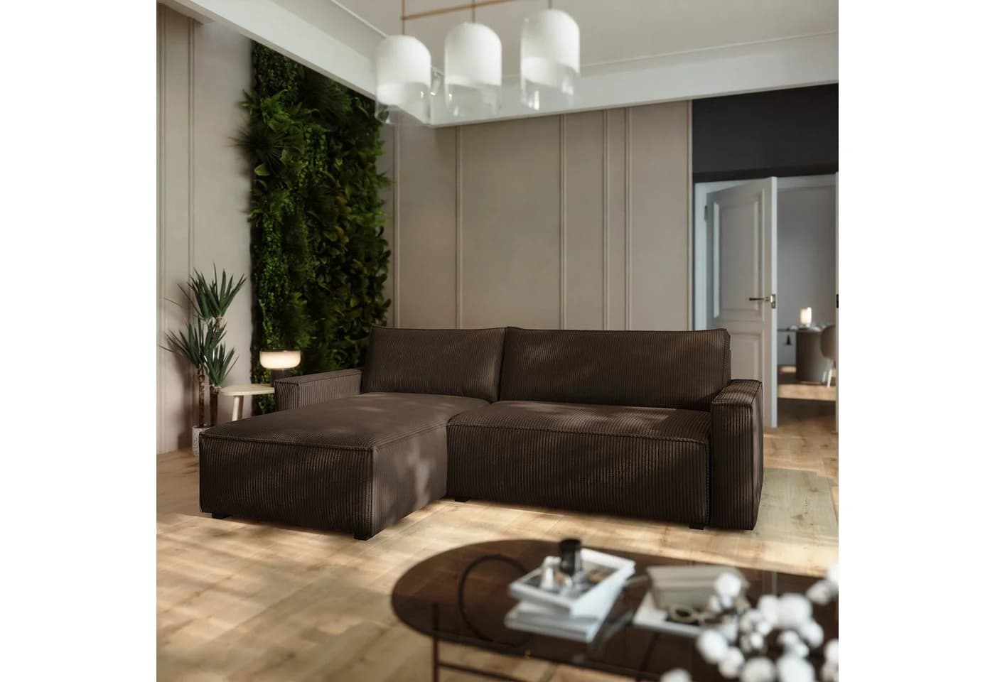 Masseno Ecksofa BESMIR L-Form mit Schlaffunktion - Bild 2