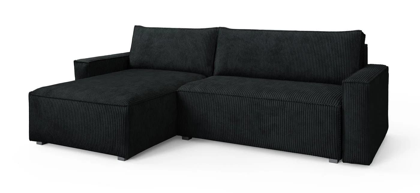 Masseno Ecksofa BESMIR L-Form mit Schlaffunktion