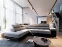 Masseno Ecksofa SELVA L-Form mit Schlaffunktion und Bettkasten Bild 2