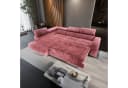 Masseno Ecksofa VELISS Rosa mit Schlaffunktion und Bettkasten Bild 4