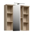 FORTE Badezimmerspiegelschrank mit LED-Beleuchtung Sonoma Eiche Bild 5