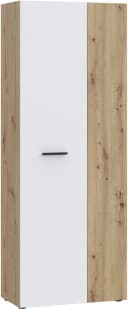 FORTE Schuhschrank NET306 Braun Weiß 2 Türen Holzwerkstoff Bild 2