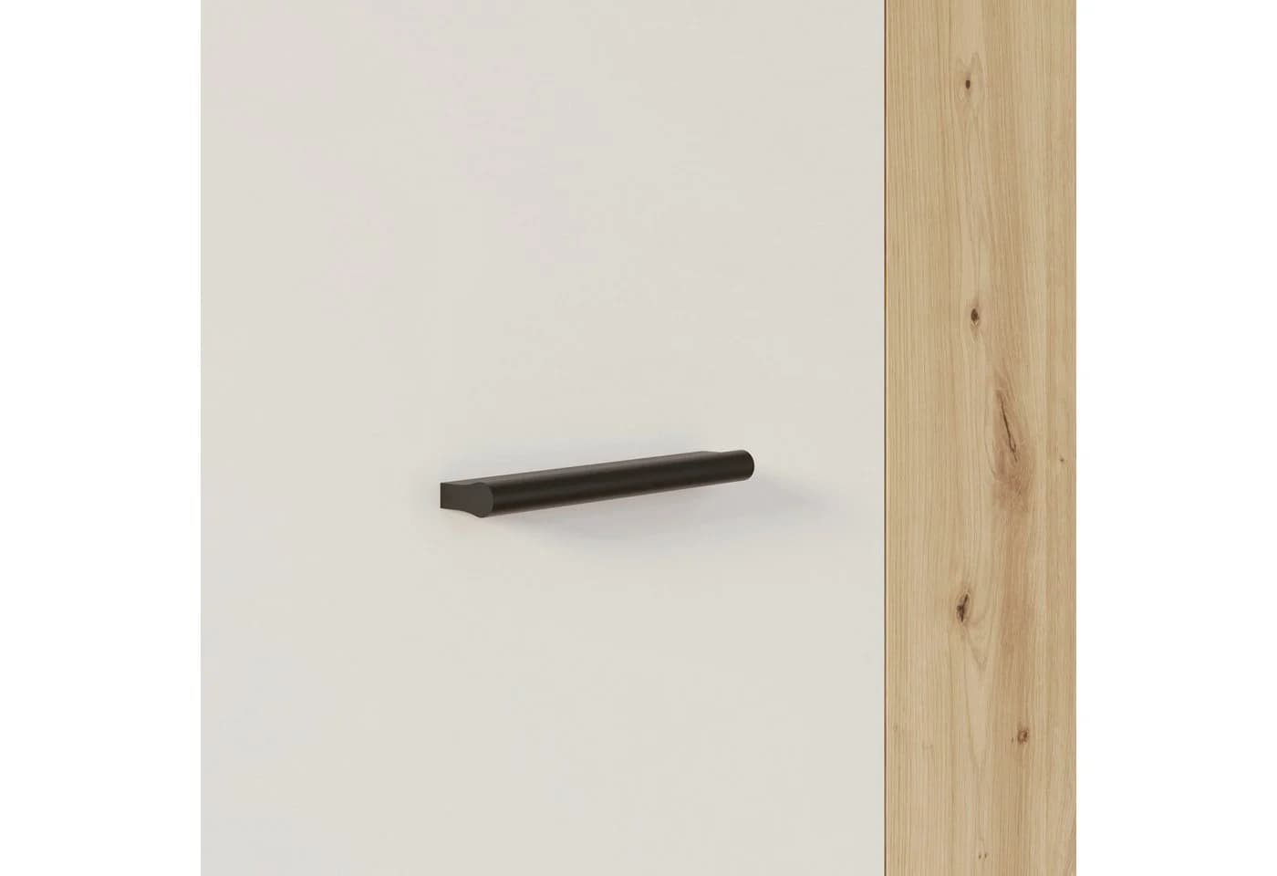 FORTE Schuhschrank NET306 Braun Weiß 2 Türen Holzwerkstoff - Bild 5