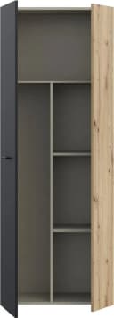 FORTE Mehrzweckschrank NET306 Schwarz Artisan Eiche Bild 3