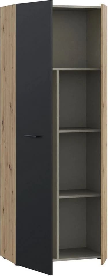 FORTE Mehrzweckschrank NET306 Schwarz Artisan Eiche - Bild 4