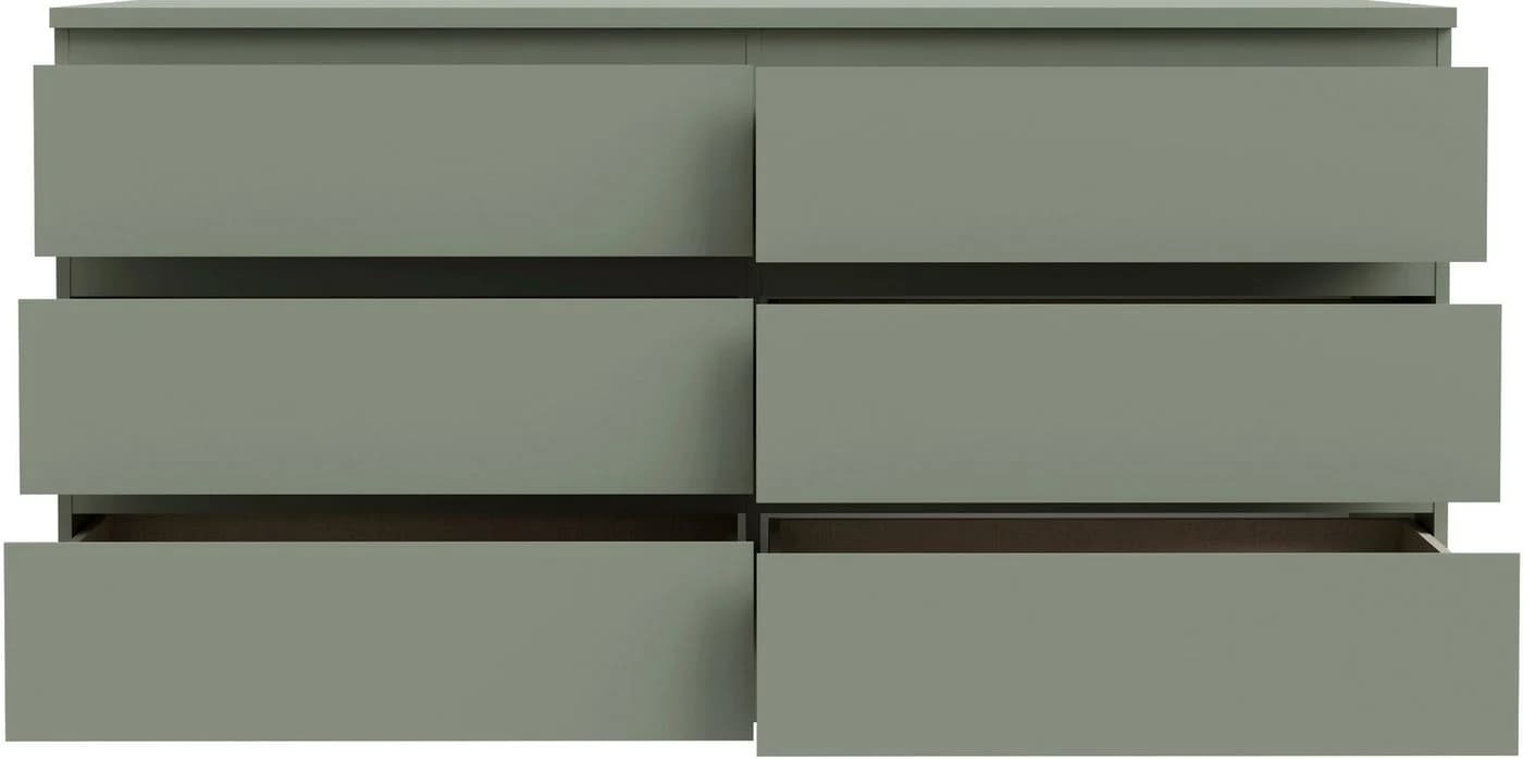 FORTE Edmore Kommode 6 Schubladen Salbei Modern - Bild 3