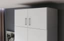 FORTE Schrankaufsatz Weiß Modern Stauraum Erweiterung Bild 4
