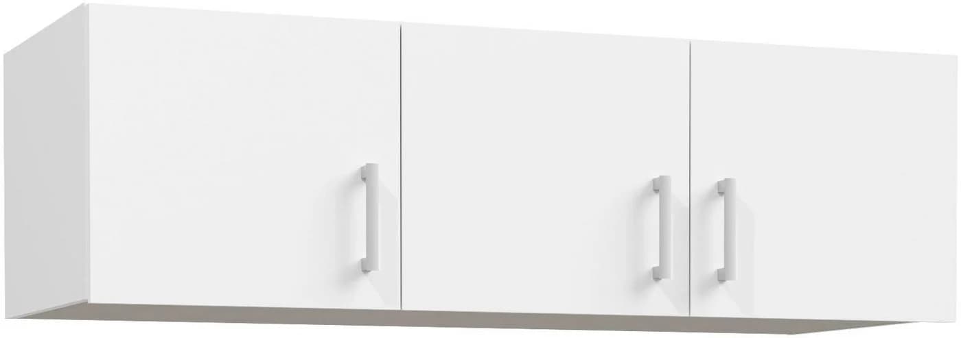 FORTE Schrankaufsatz 3 Türen Weiß Modern - Bild 2