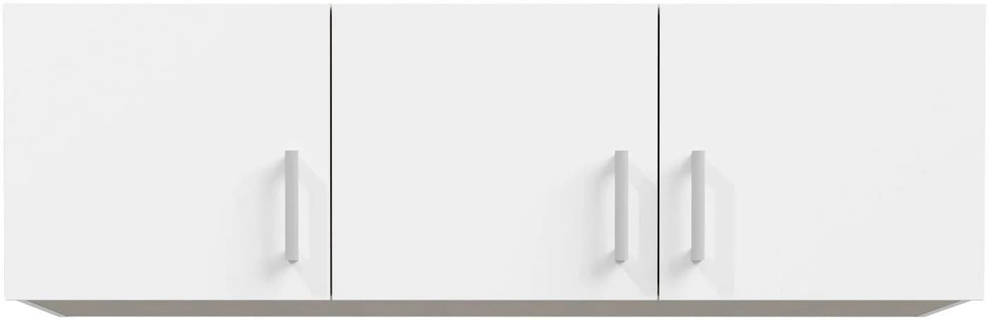 FORTE Schrankaufsatz 3 Türen Weiß Modern - Bild 3