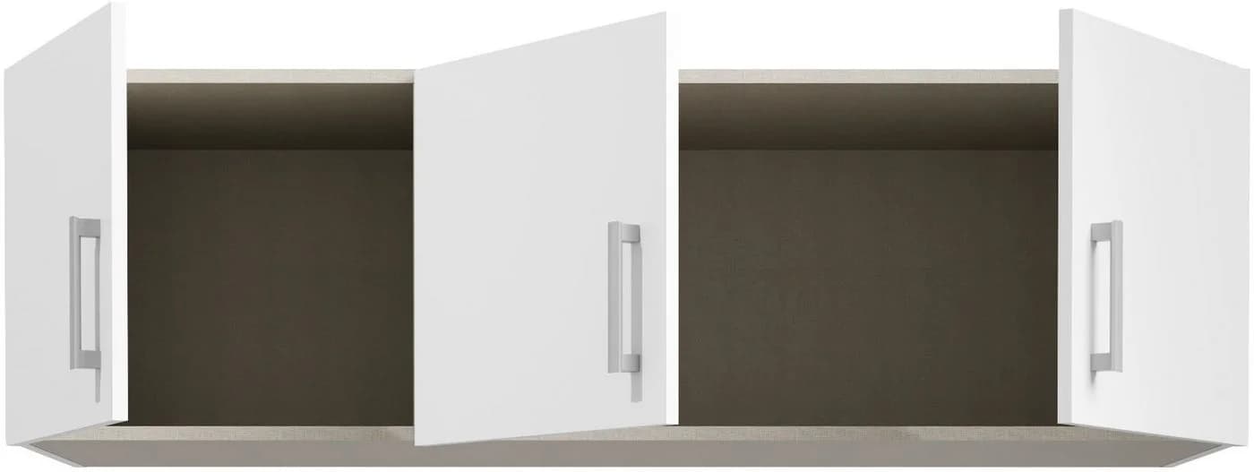 FORTE Schrankaufsatz 3 Türen Weiß Modern - Bild 4
