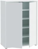 FORTE Schuhschrank Alice Springs Grau Push-to-Open 15 Paar Bild 4
