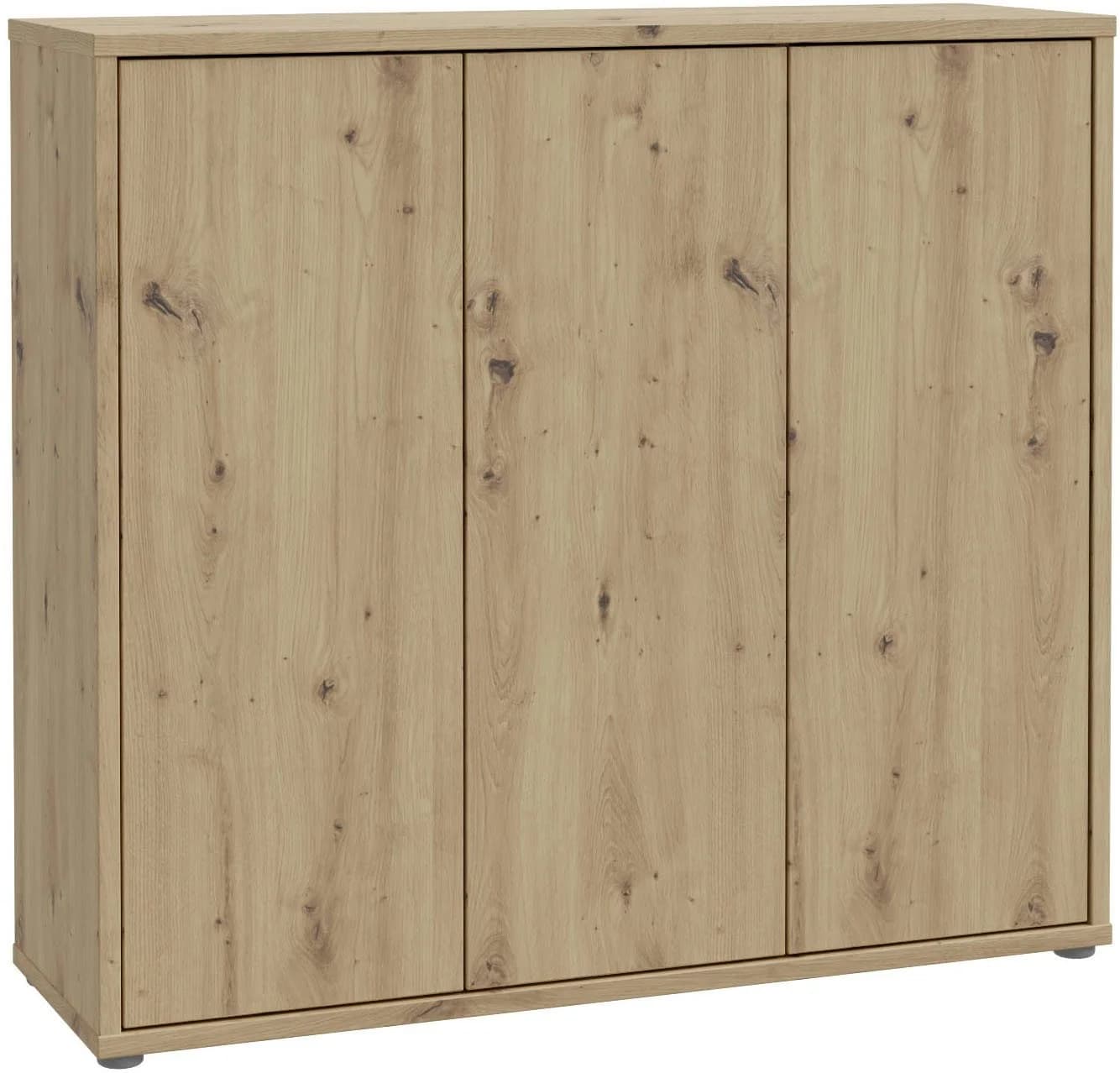 FORTE Schuhschrank Alice Springs 3 Türen Push-to-open Artisan Eiche - Bild 2