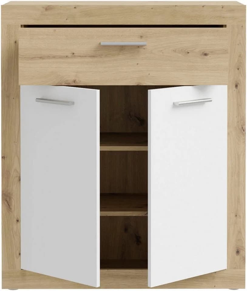 FORTE Schuhkommode Baccio Schuhschrank 12 Paar Rahmenoptik - Bild 3