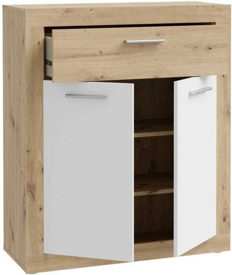 FORTE Schuhkommode Baccio Schuhschrank 12 Paar Rahmenoptik - Bild 4