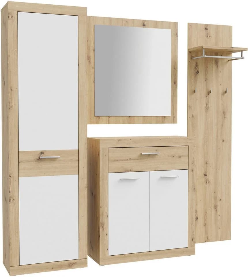 FORTE Schuhkommode Baccio Schuhschrank 12 Paar Rahmenoptik - Bild 5