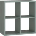 FORTE Standregal Mauro 4 Fächer Salbei Modern Bild 2