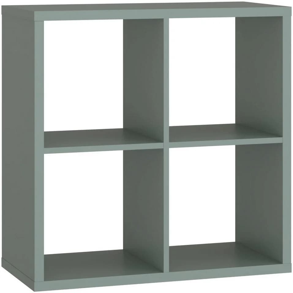 FORTE Standregal Mauro 4 Fächer Salbei Modern - Bild 2