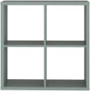 FORTE Standregal Mauro 4 Fächer Salbei Modern Bild 3