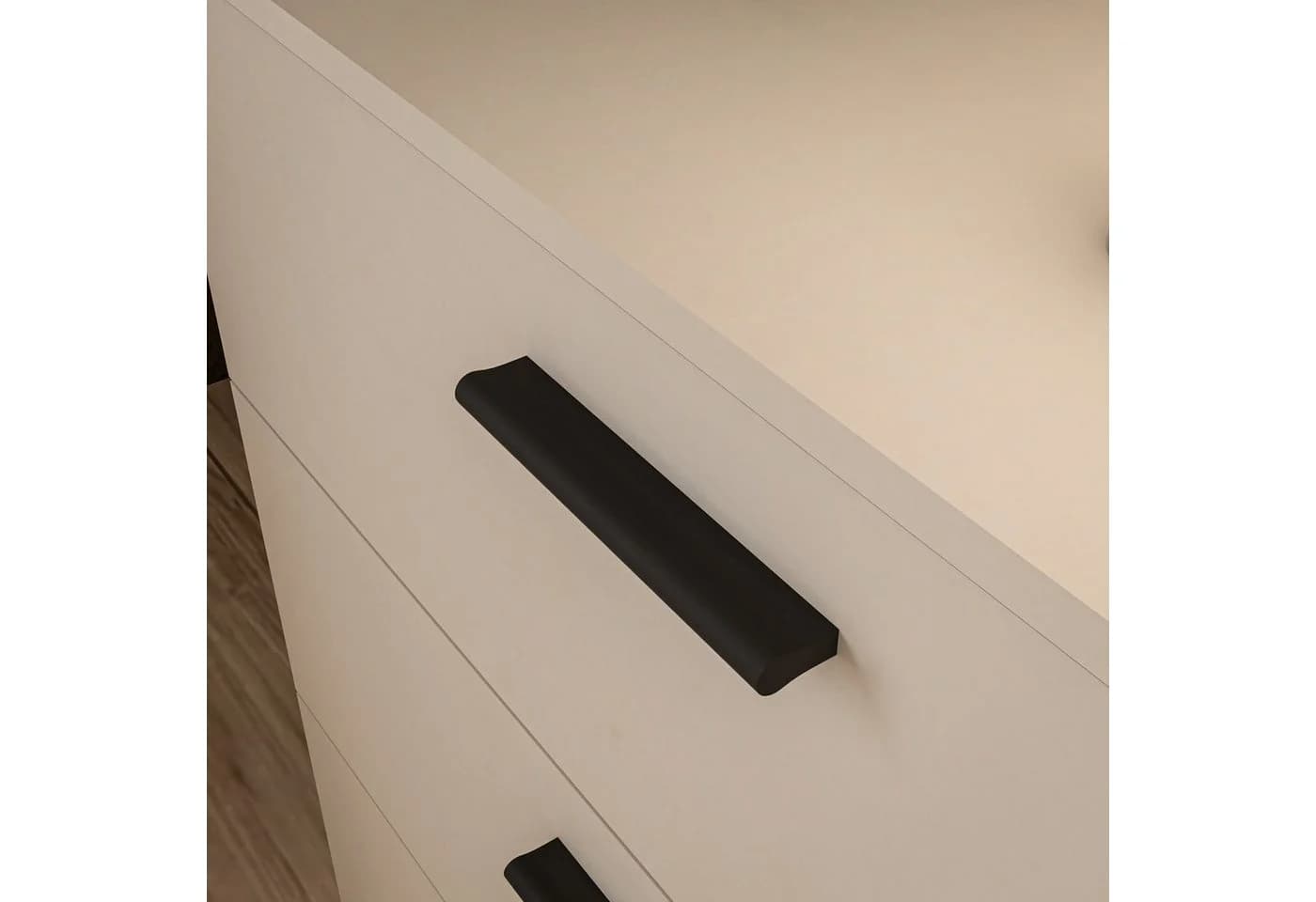 Kommode FORTE "Ingalil" Sand Bügelgriff - Bild 5