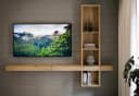 FORTE Louoto Hängeregal Braun Artisan Eiche 5 Ablageflächen Bild 1