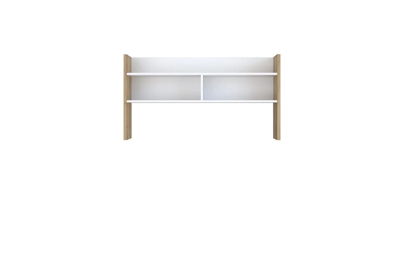FORTE Schreibtischaufsatz Artisan Eiche/Weiß - Bild 3