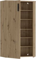 FORTE Schuhschrank Boots Braun Artisan Eiche 2 Türen Bild 3