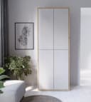 FORTE Schuhschrank Alice Springs Grau 4 Türen Push-to-Open Bild 1