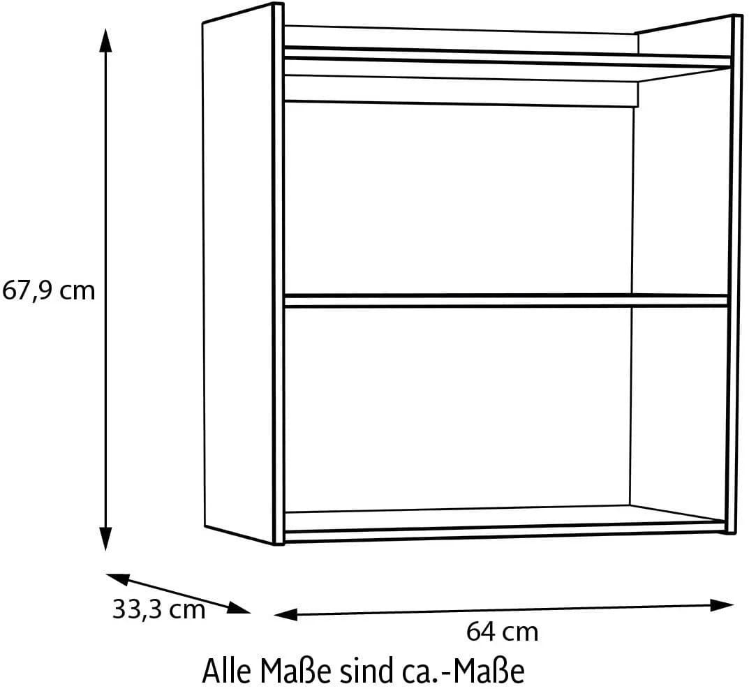 Wandregal FORTE Whenua Salbei Modern Holzwerkstoff - Bild 5
