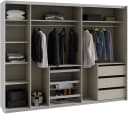 FORTE Inneneinteilung Set 3 Schubkästen Grau Modern Bild 3